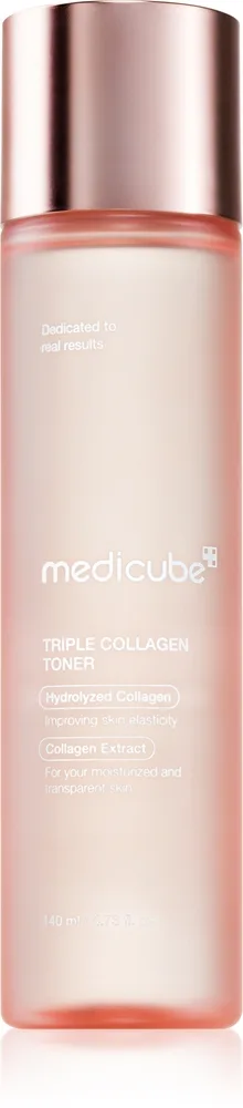 medicube Triple Collagen Toner Fuktgivande och lyftande tonic Med kollagen 140 ml