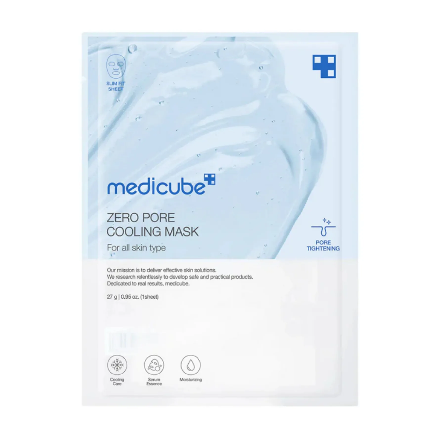 Zero Pore Cooling Mask 1 stk