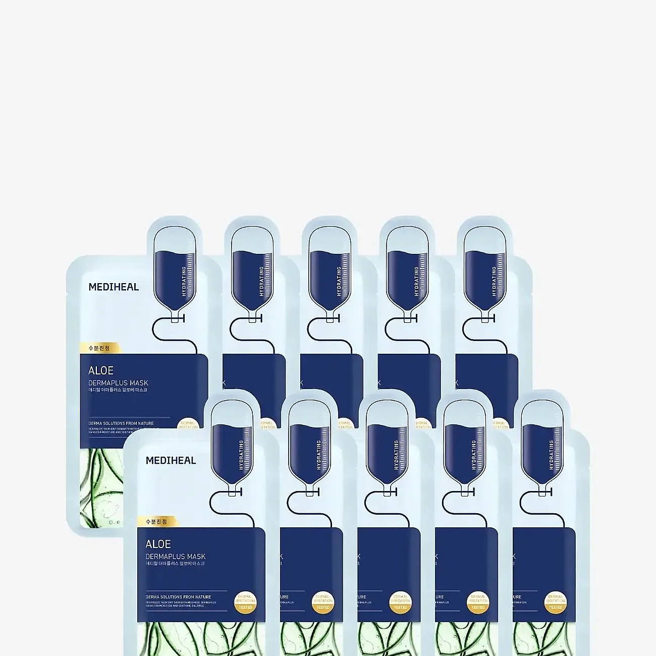 Mediheal Mediheal - Dermaplus Aloe Mask (10Pcs.) - Nude - 10 PCS