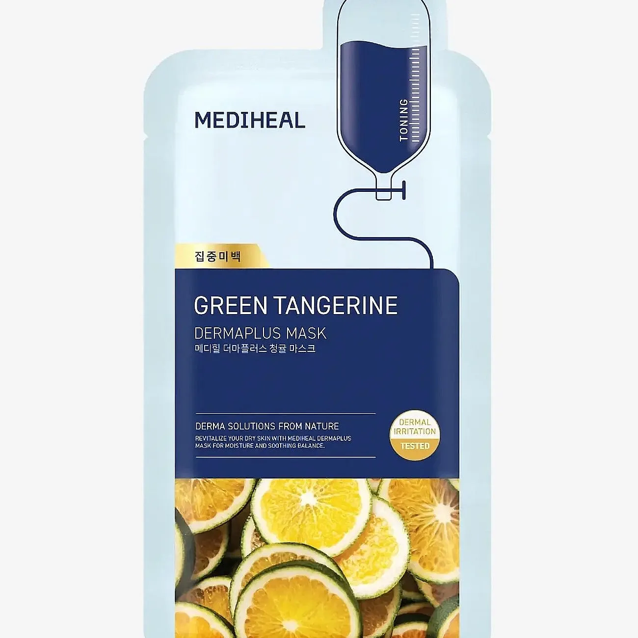 Mediheal Mediheal - Dermaplus Green Tangerine Mask (1Pcs.) - Nude - 1 PCS
