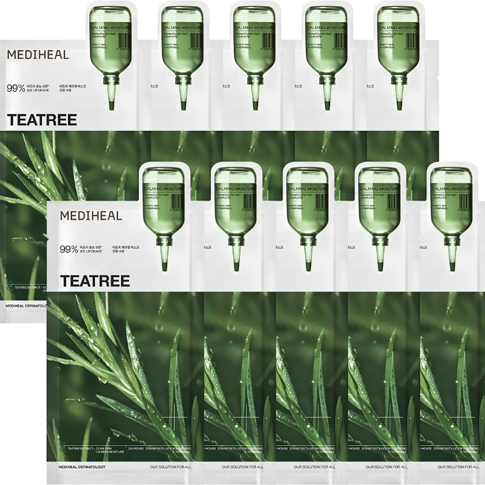 Mediheal Mediheal - Teatree Essential Mask Calming Moisture (10Pcs.) - Nude - 10 PCS