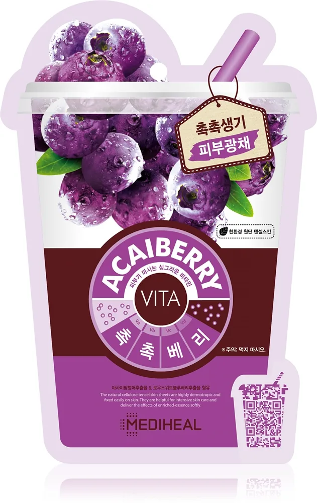 MEDIHEAL Vita Mask Acaiberry Arkmask med åtstramande effekt 20 ml