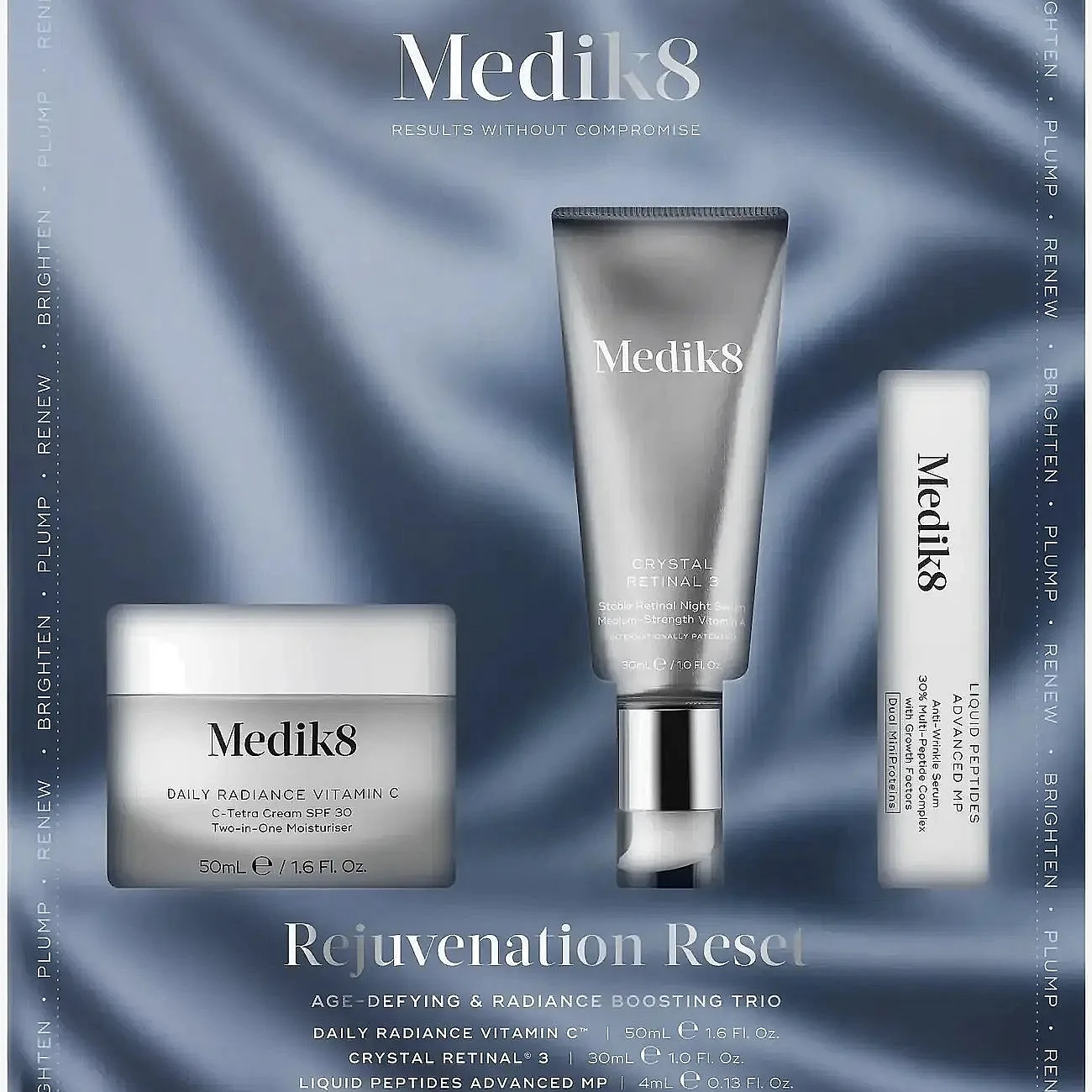 Medik8 Rejuvenation Reset lahjasetti ihon nuorentamiseen naisille
