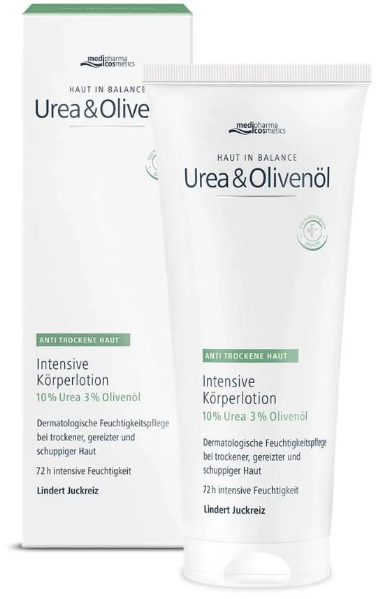 Haut in Balance Urea & Olivenöl Dermatologischer intensive Körperbalsam 5% 200 ml - Bei trockener Haut