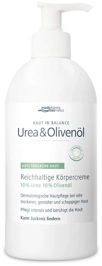 HAUT IN BALANCE Urea & Olivenöl Reichhaltige Körpercreme 10% Urea 10% Olivenöl 500 ml Creme