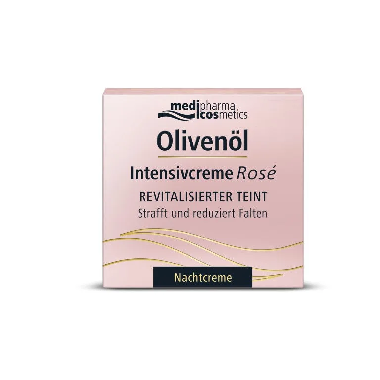 Olivenöl Intensivcreme Rosé Nachtcreme für das Gesicht