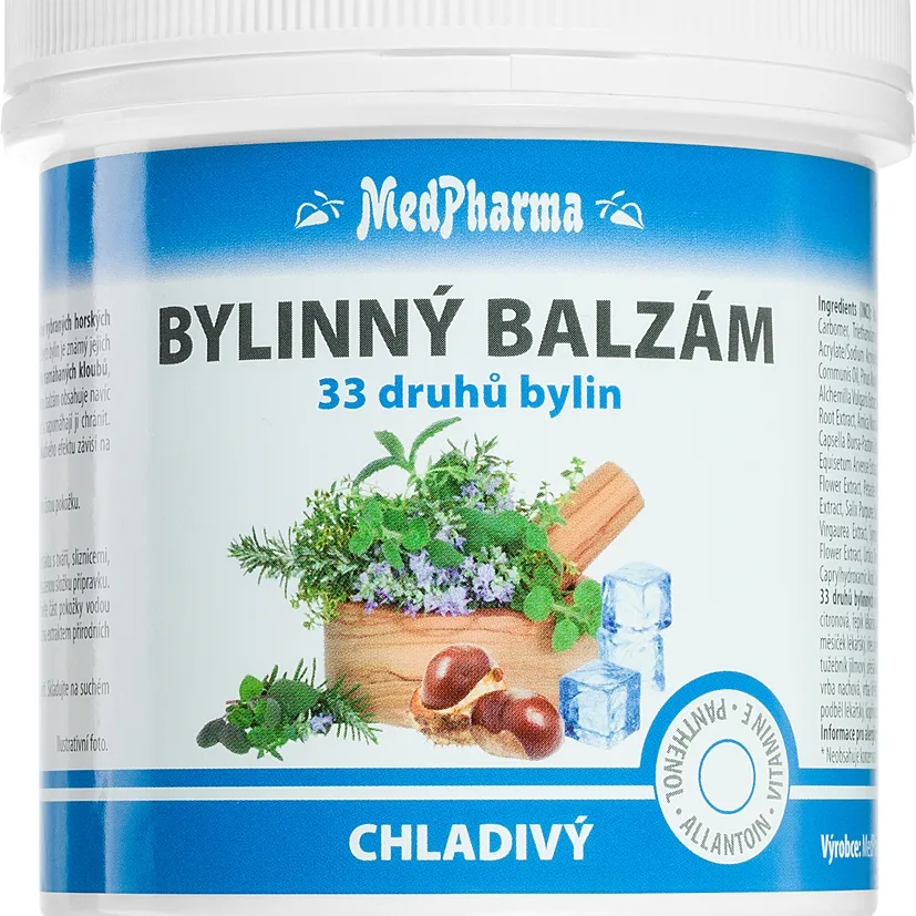 MedPharma Herbal cooling balm Naturligt balsam för trött hår 250 ml