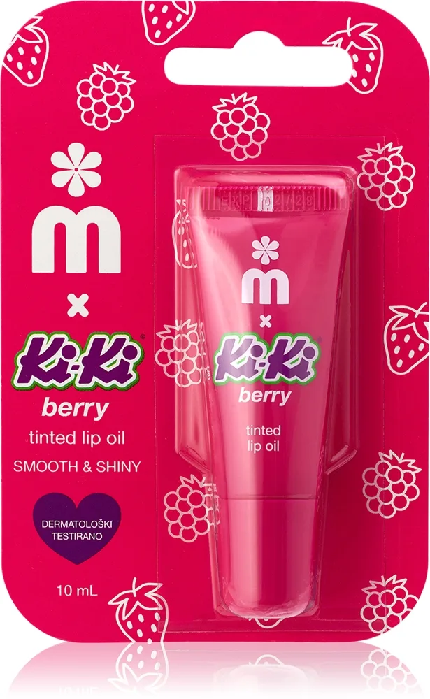 Melem KiKi Strawberry Abd Raspberry Läppolja 10 ml
