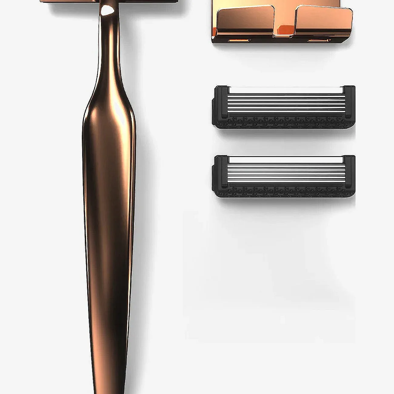 Melle Bronze Razor Kit - Brown - ONE SIZE