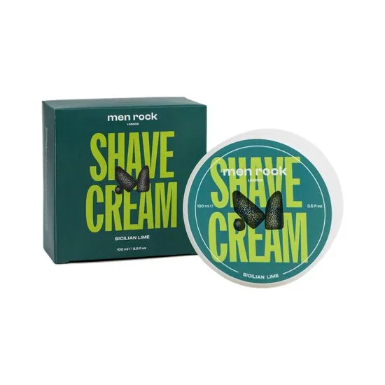 MenRock Sicilian Lime Shave Cream (100 g)