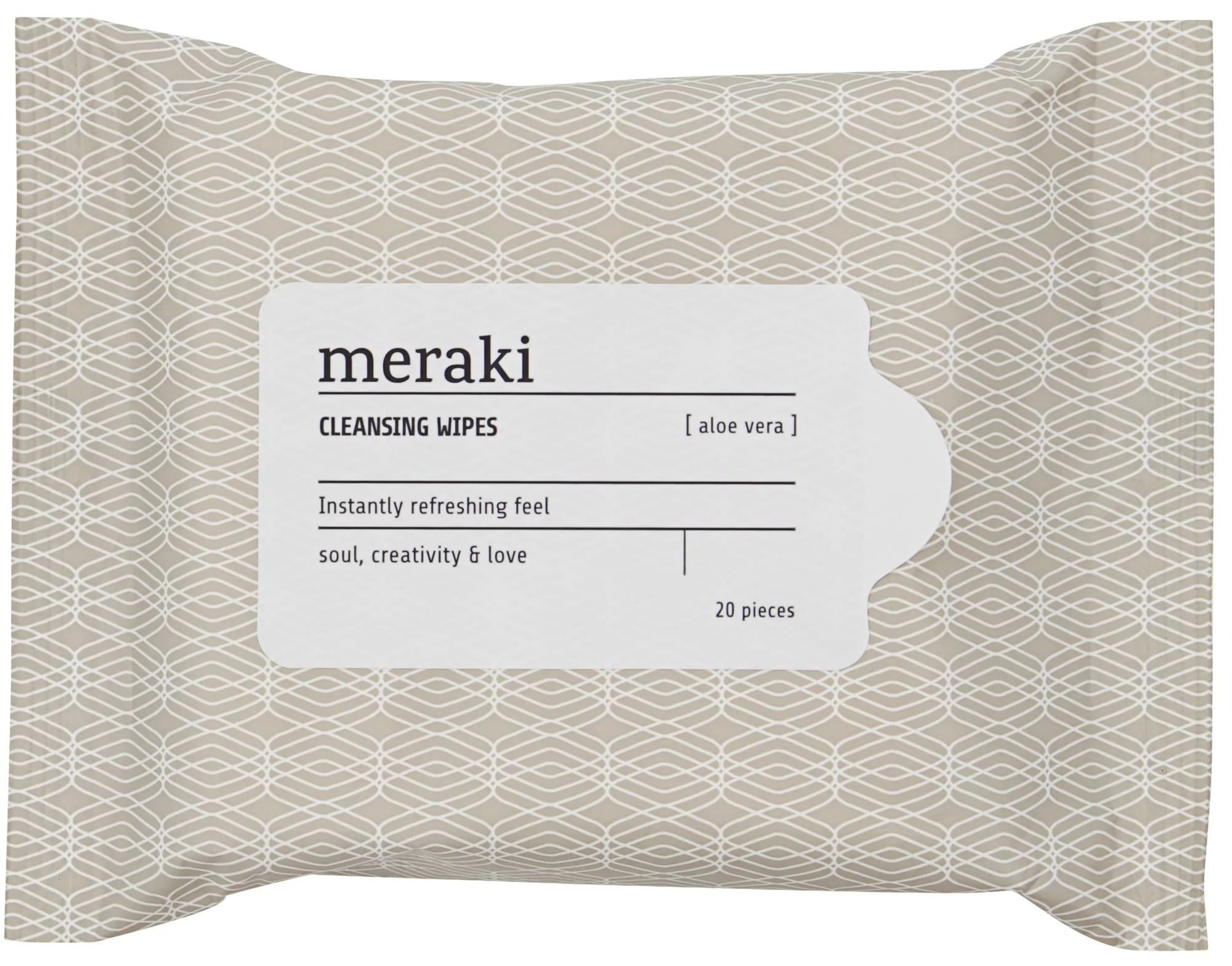 Meraki Aloe Vera Cleansing Wipes 20 kpl