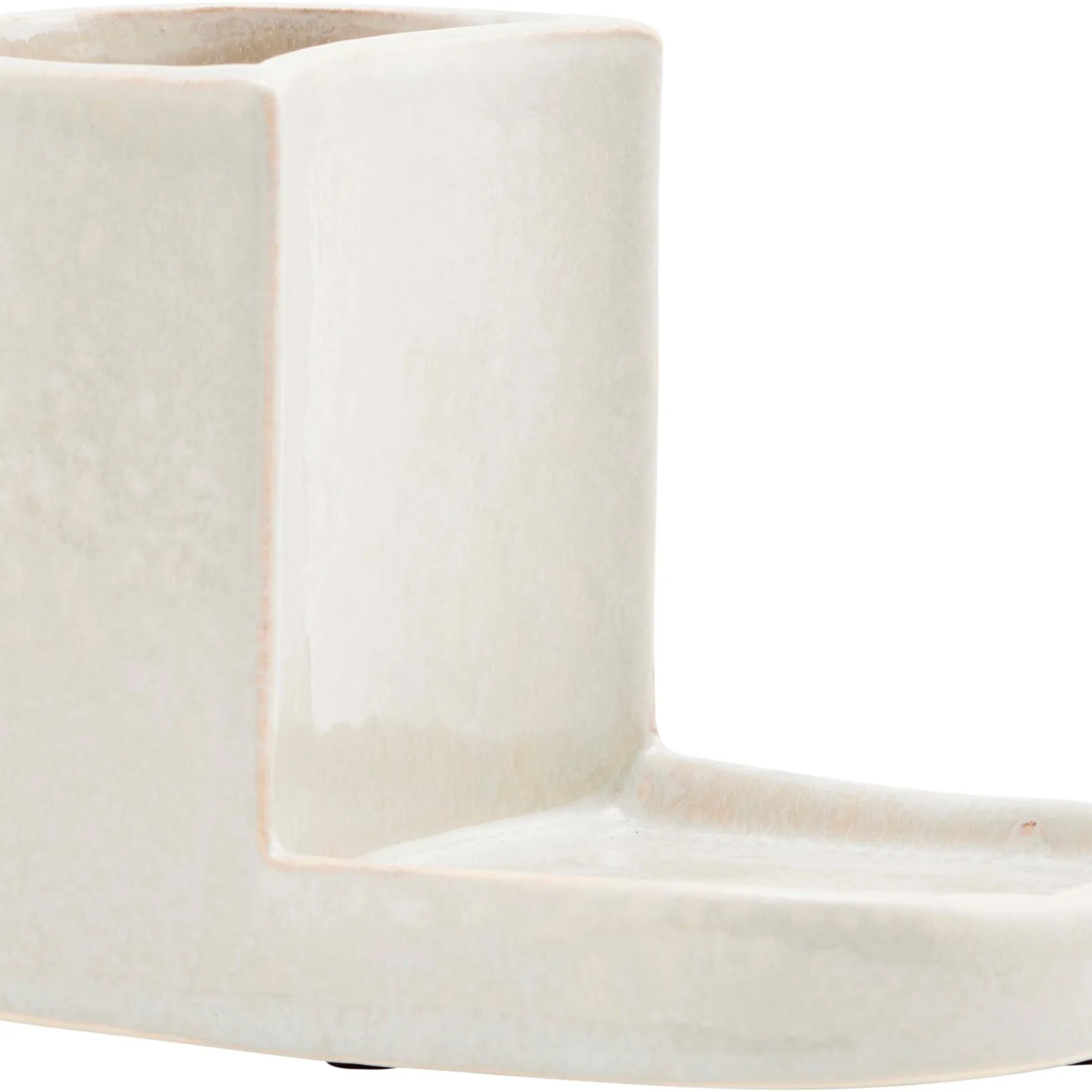 Meraki Datura Brush & Soap Holder Small - Shellish Grey