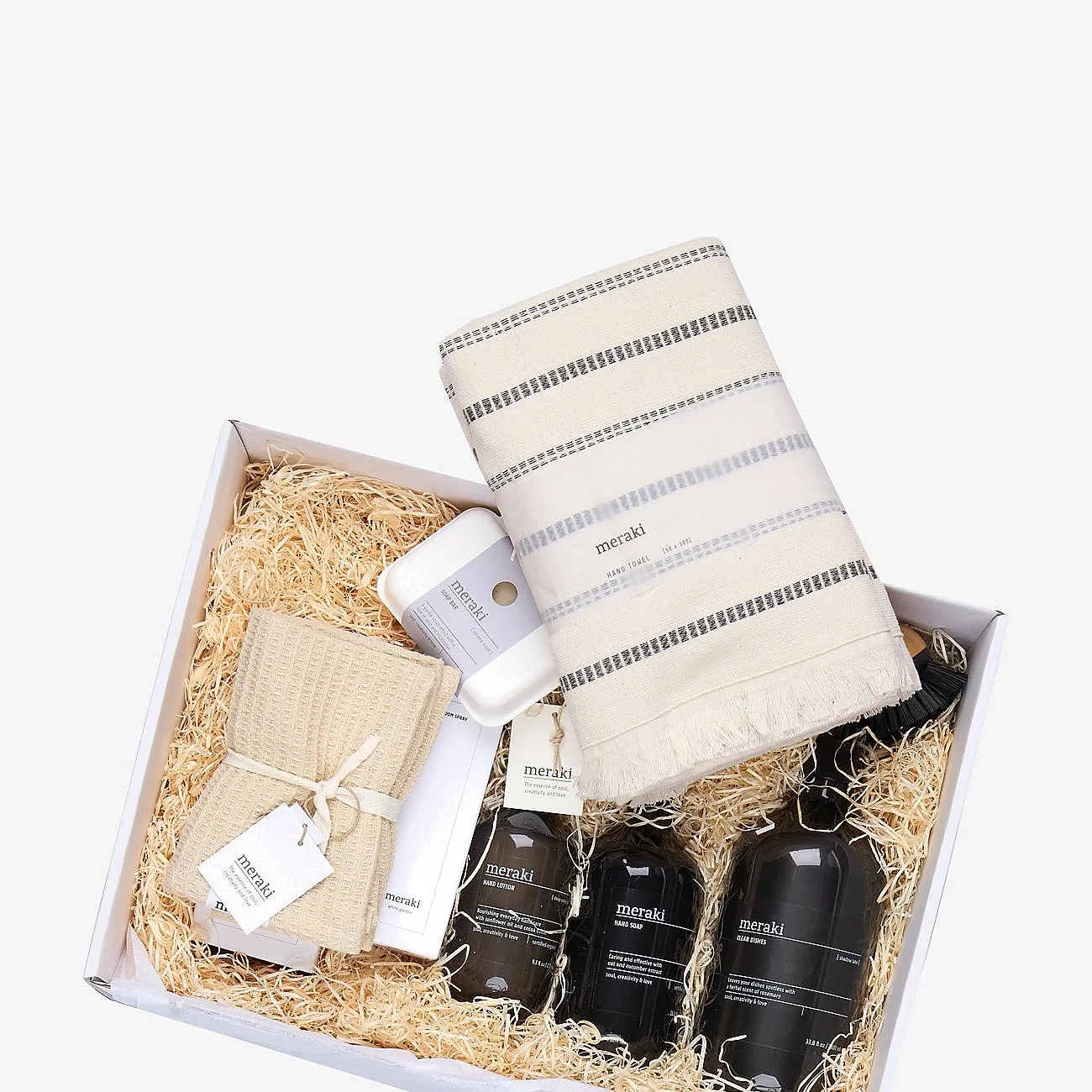 meraki Gift Box, Kitchen & Bath Essentials - White - ONE SIZE