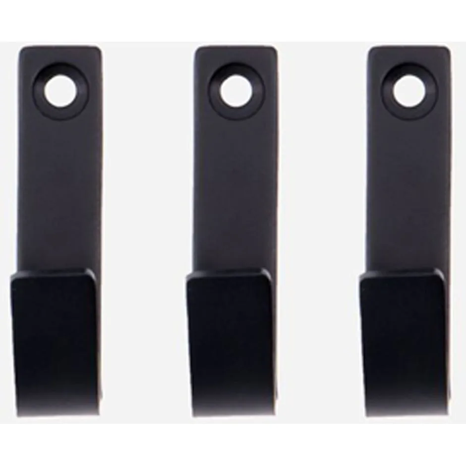 Meraki Knage MKThapsus Børstet Sort Finish (3 stk)
