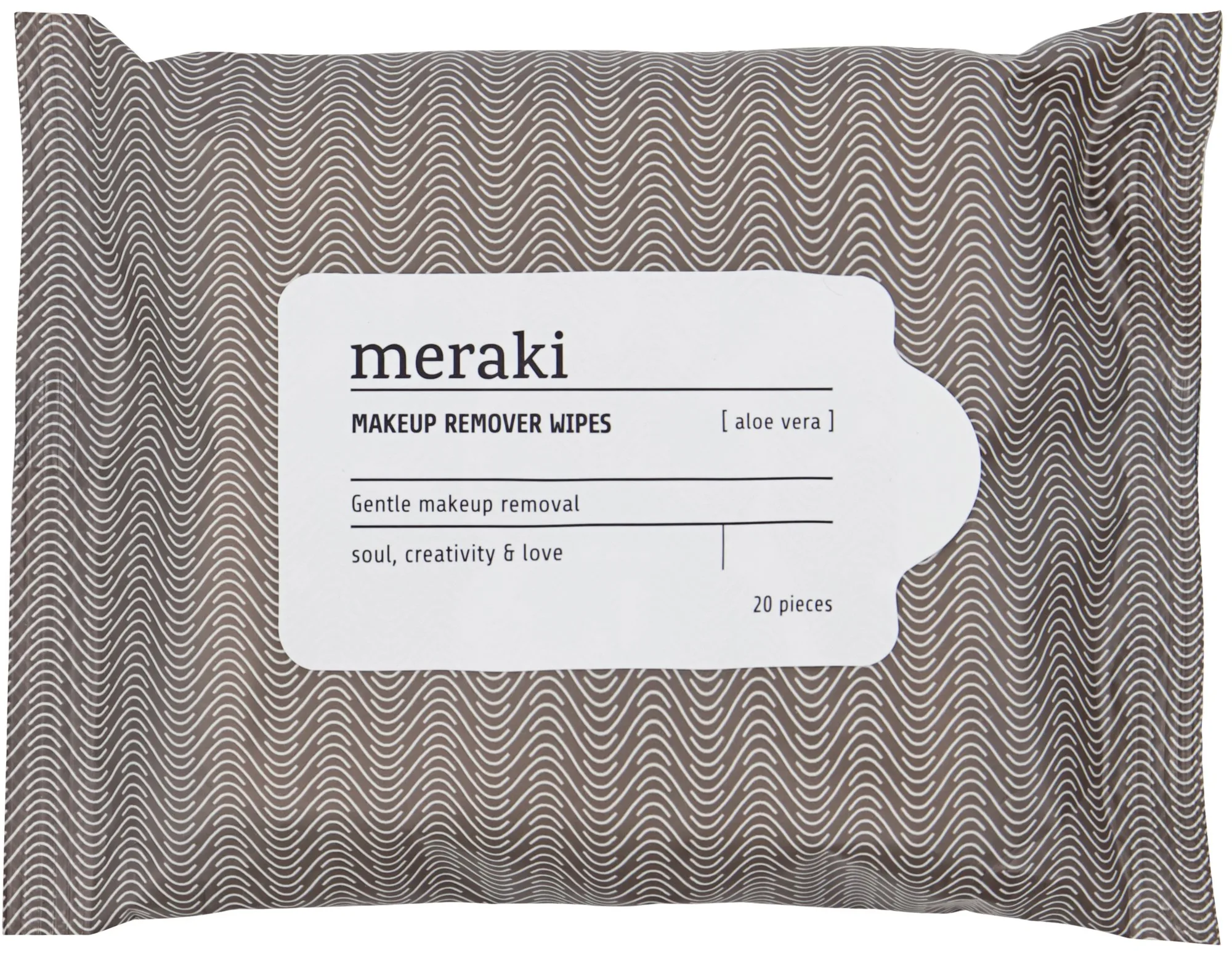 meraki Makeup Remover Wipes, Aloe Vera, - Nude - 0.16 g