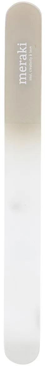 Meraki Nail File Grey Grå