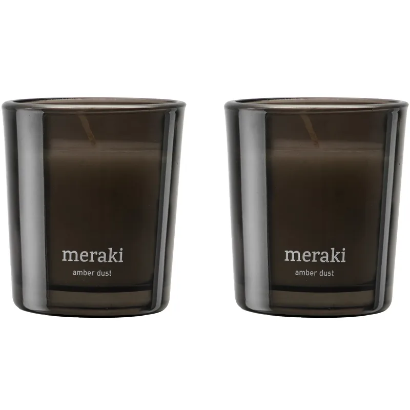 Meraki Scented Candle - Amber Dust 2 x 60 g