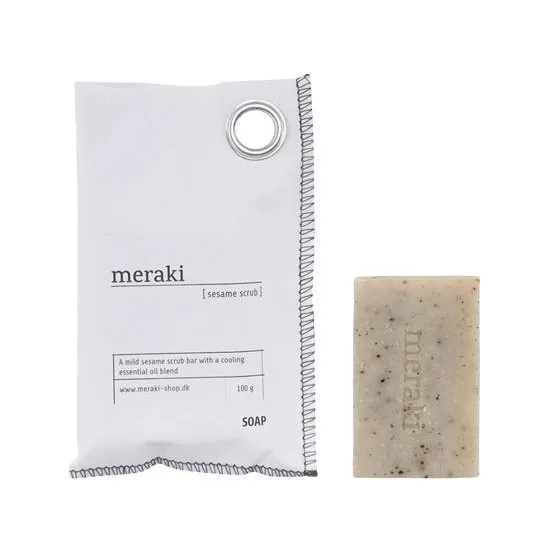 Meraki Sesame Scrub Hand Soap Bar 100 g.