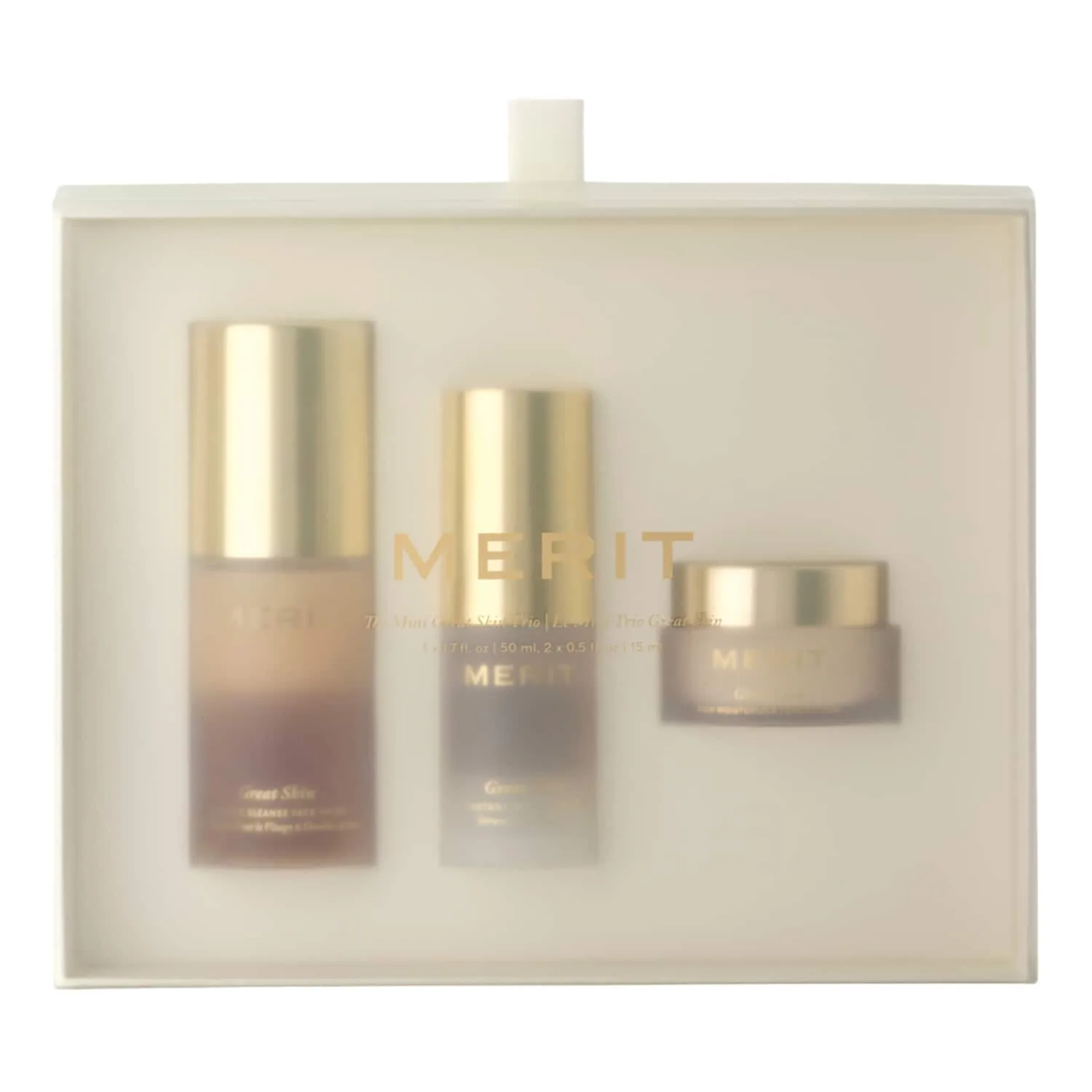 Merit Beauty - Skincare Trio - Hudplejesæt - Skincare Set Trio - For Women