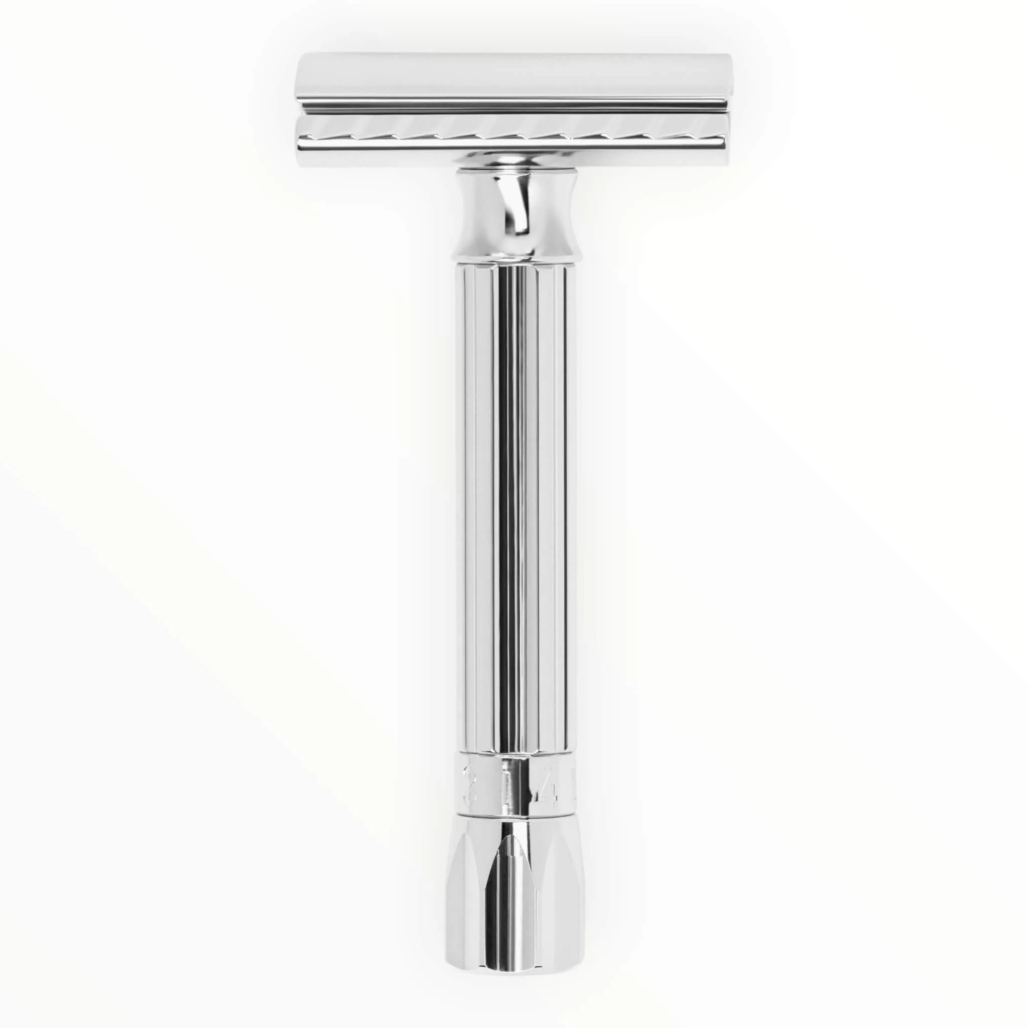 Merkur Progress Justerbar DE-skraber, Metal Knob, Krom