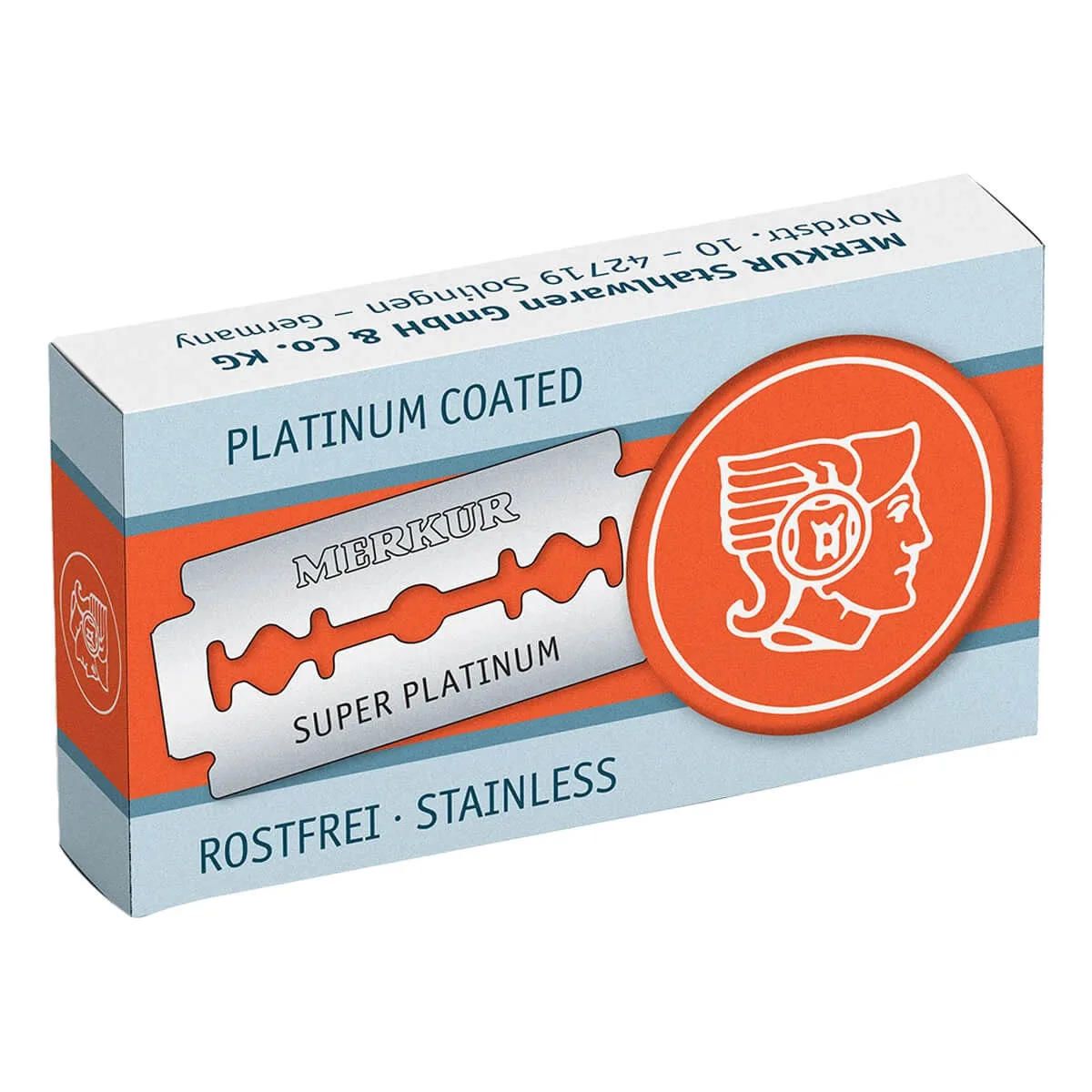 Merkur Super Platinum DE-Barberblade, 10 stk.