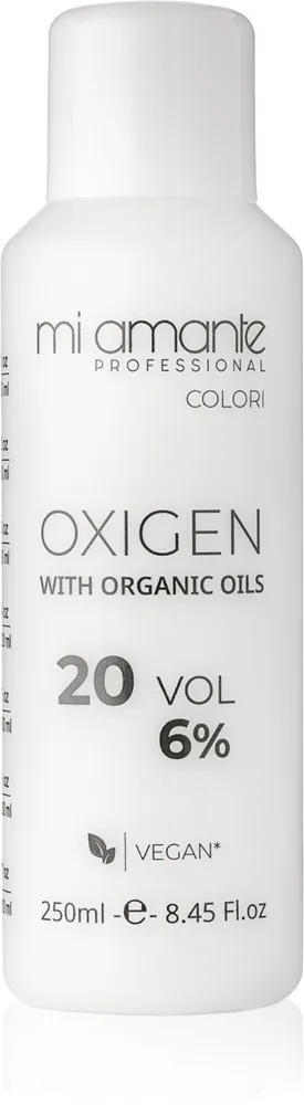 Mi Amante Professional Colori Oxigen With Organic Oils Aktiverende emulsion til professionel brug 6% 20 Vol. 250 ml