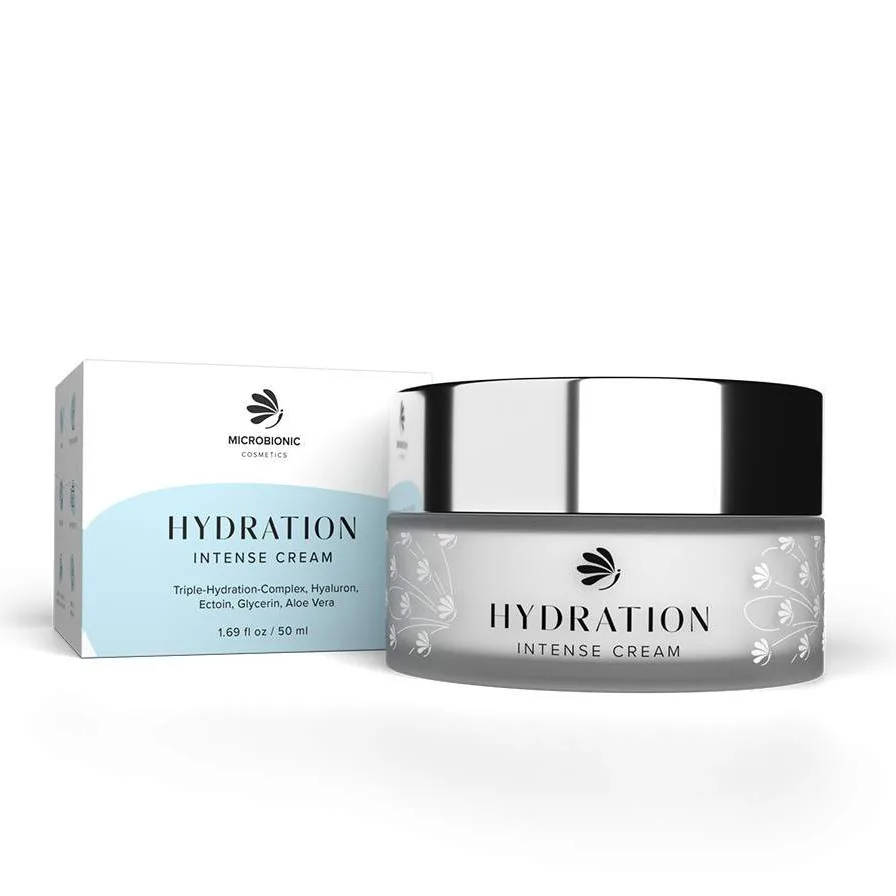 Microbionic cosmetics Hydration Intense 50 ml Creme - Für die intensive Feuchtigkeitsversorgung der Haut und zur Unterstützung der natürlichen Schutzbarriere