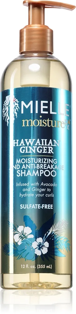 Mielle Moisture RX Hawaiian Ginger shampoo kuiville ja vaurioituneille hiuksille 355 ml