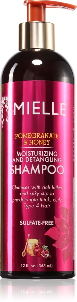 Mielle Pomegranate & Honey kosteuttava shampoo kiharille ja aaltoileville hiuksille 355 ml