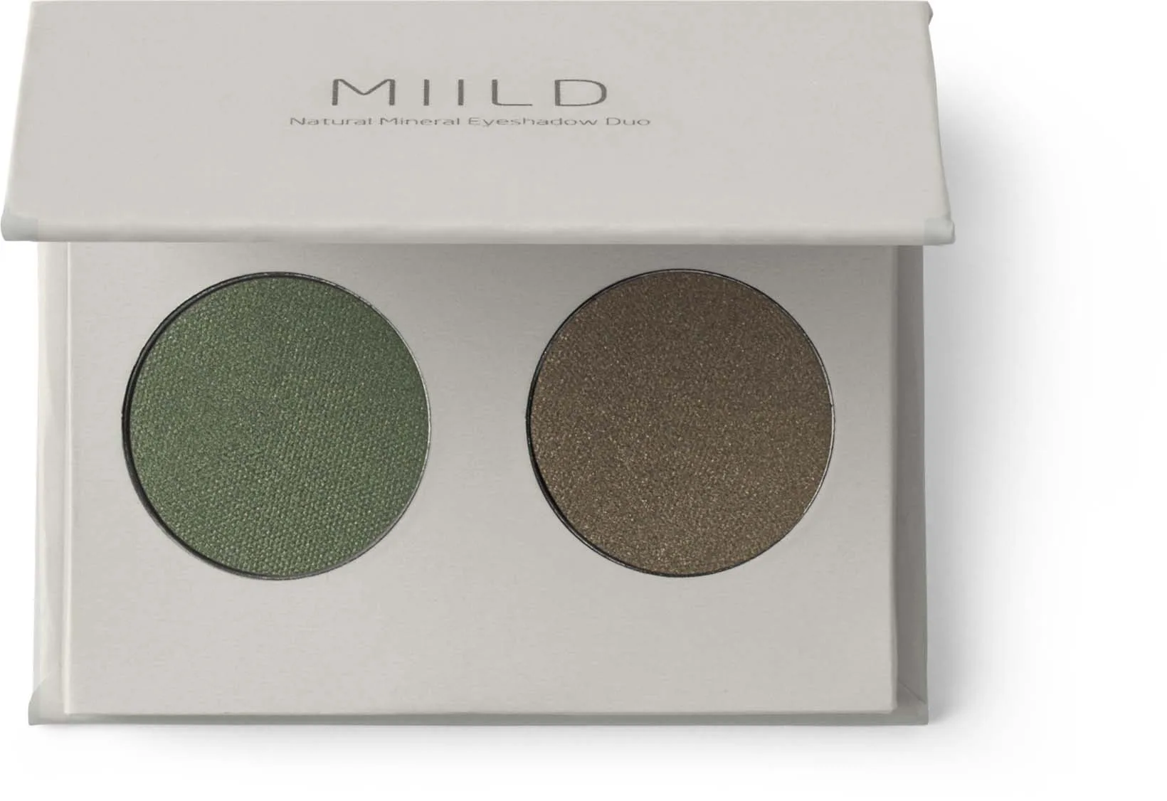 Miild Natural Mineral Eyeshadow Duo Green Moss