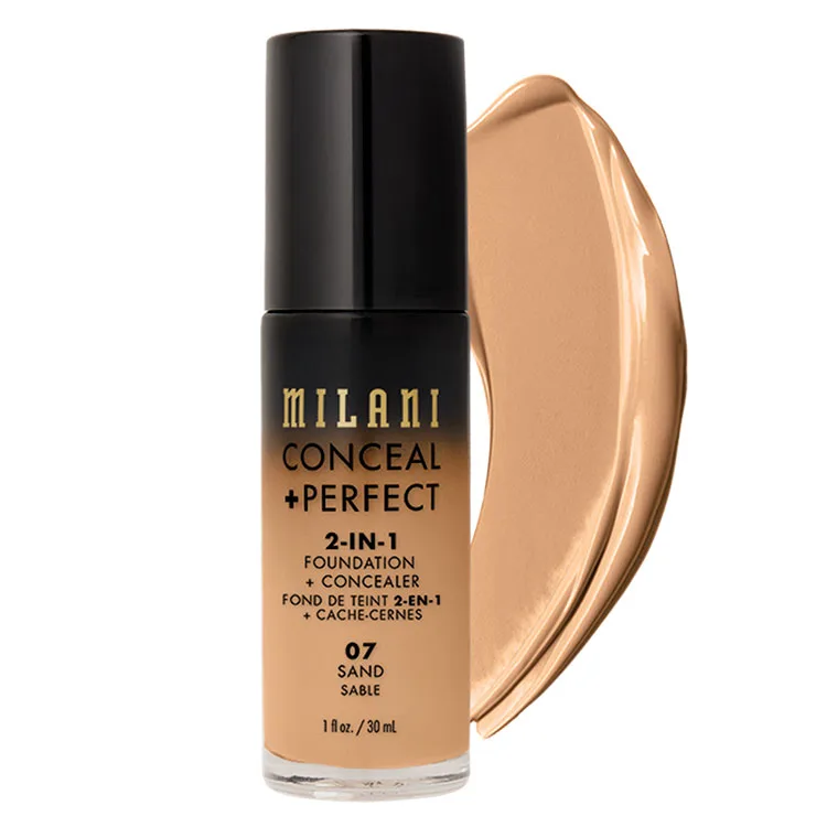 Milani Cosmetic Conceal + Perfect 2-In-1 Fondation + Concealer Flytande foundation
