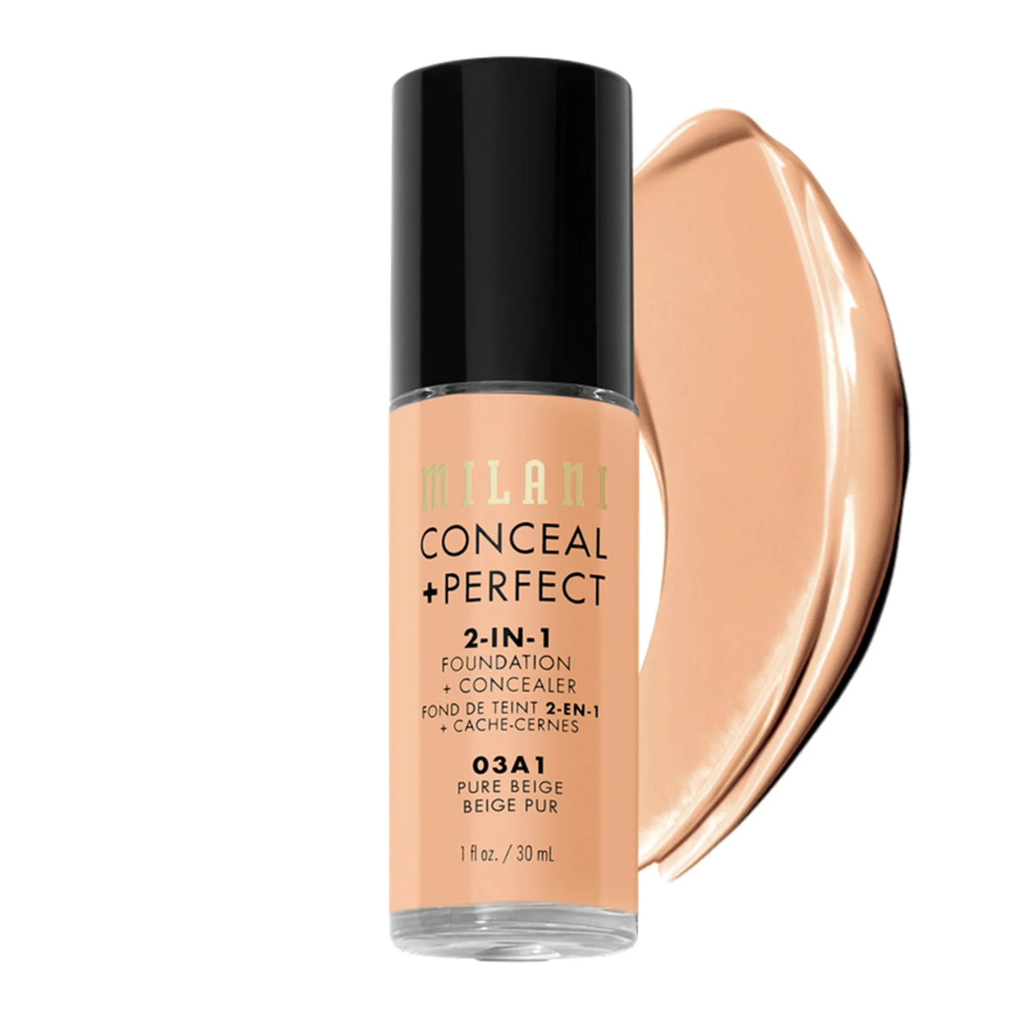 Milani Cosmetic Conceal + Perfect 2-In-1 Fondation + Concealer Flydende foundation