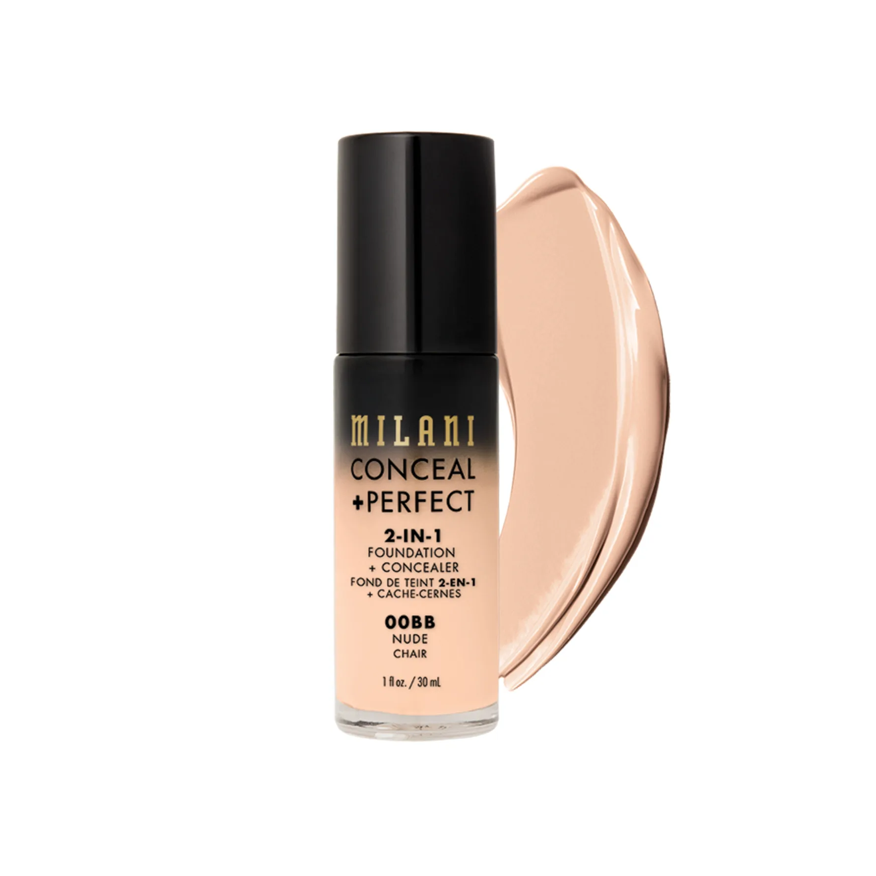 Milani Cosmetic Conceal + Perfect 2-In-1 Fondation + Concealer Flydende foundation