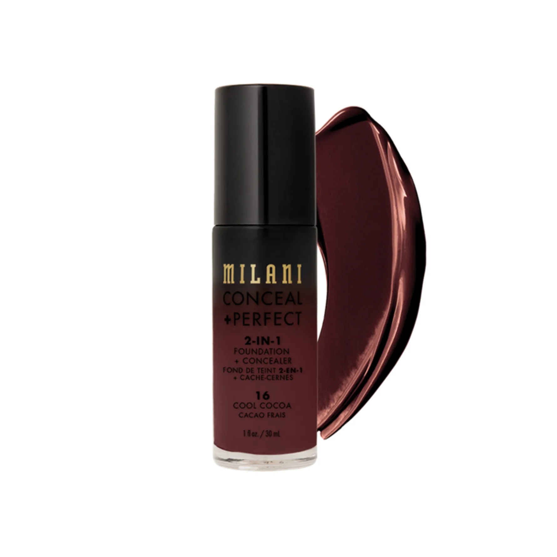 Milani Cosmetics Conceal & Perfect Liquid Foundation Cool Cocoa - 30 ml
