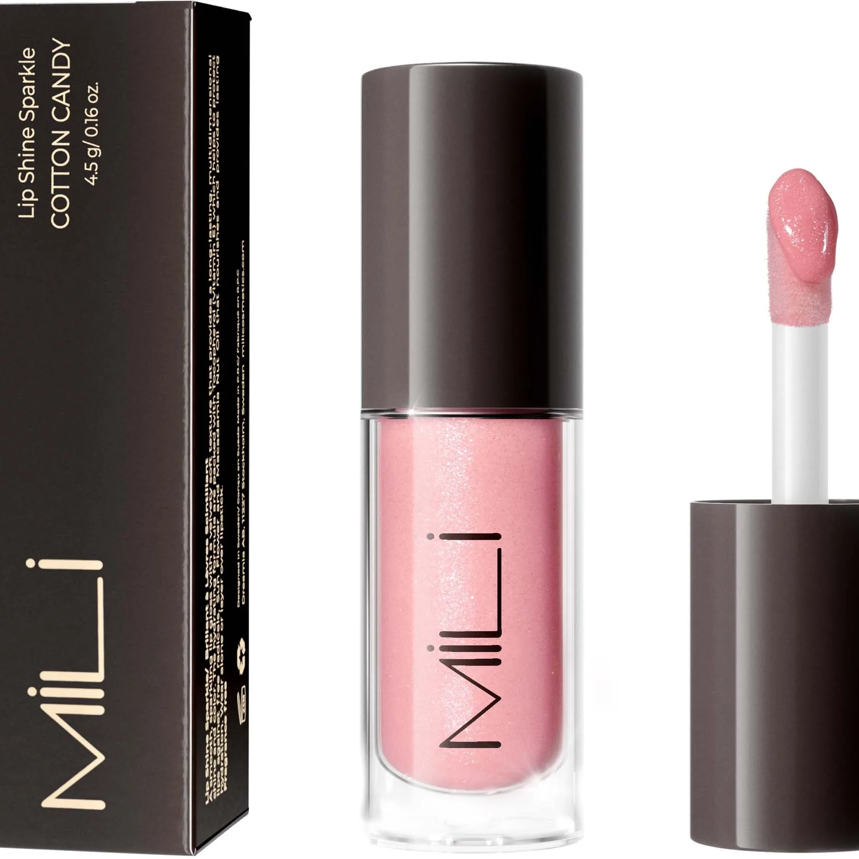 MILI Cosmetics Lip Shine Sparkle Cotton Candy