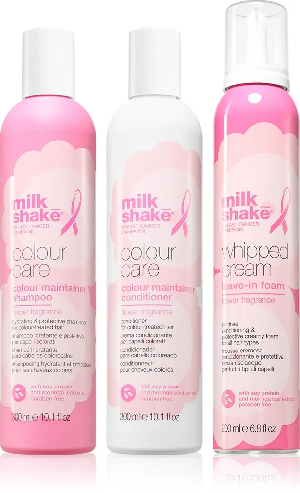 milk_shake® Colour Care Flower Fragrance Go Pink Threepack Set För färgat hår