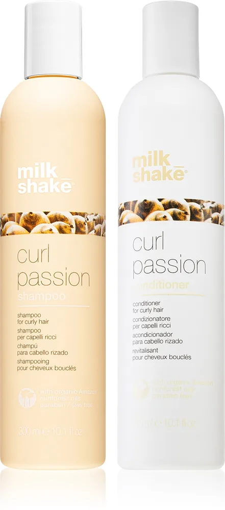 milk_shake® Curl Passion setti aaltoileville ja kiharille hiuksille