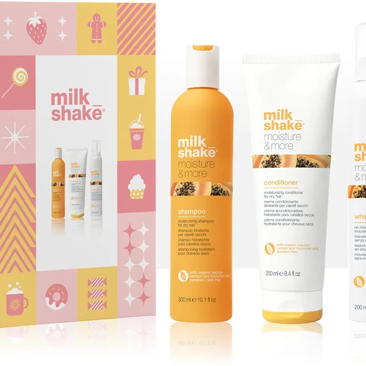 milk_shake® Moisture & More lahjasetti kuiville hiuksille
