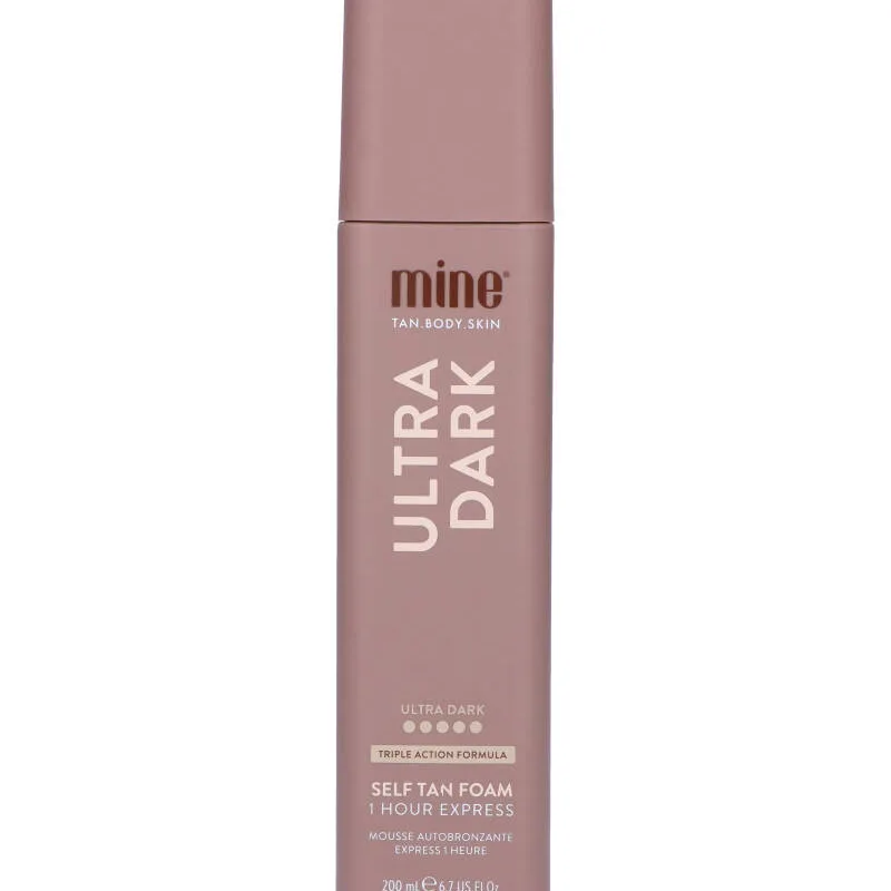 MineTan Ultra Dark Self Tan Foam 1 Hour Express 200 ml