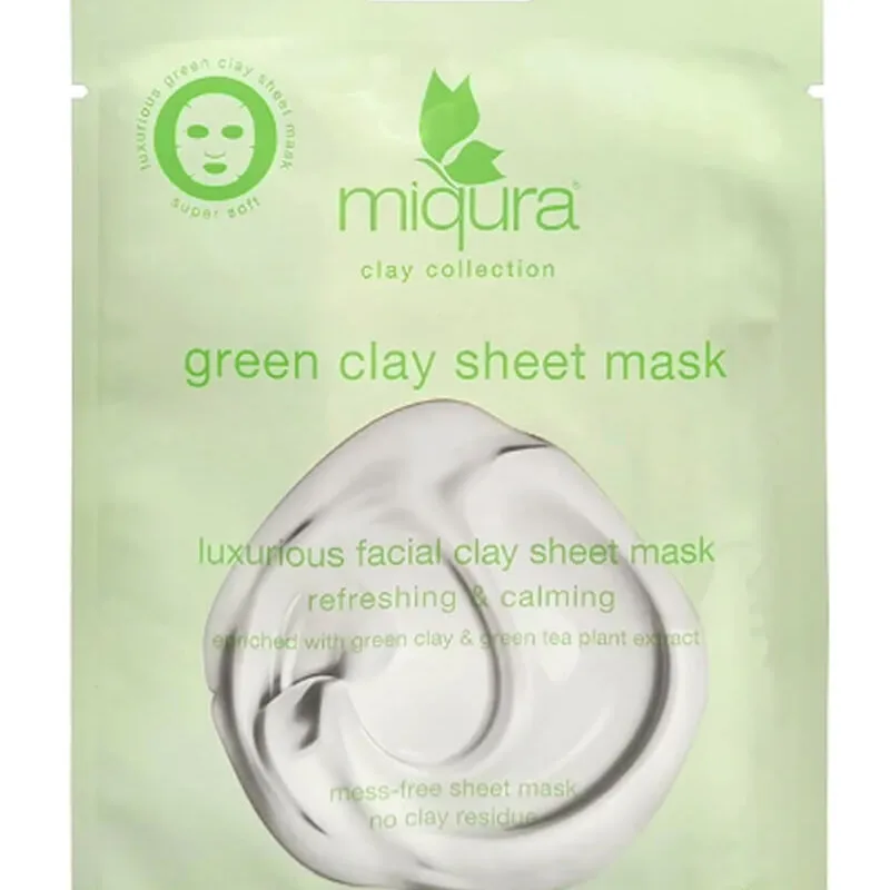 Miqura Green Clay Sheet Mask (U)