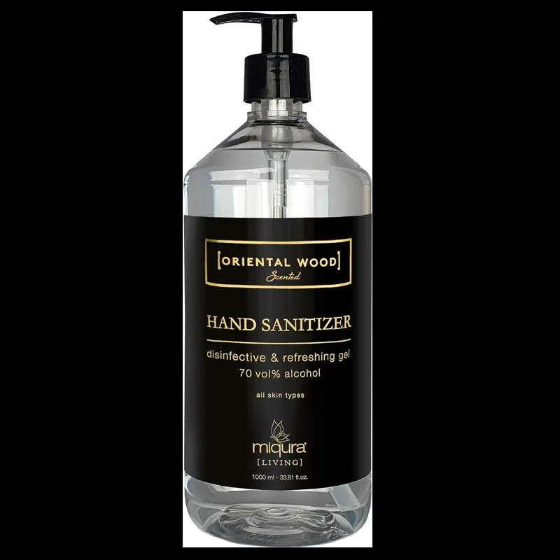 Miqura Living Oriental Wood Hand Sanitizer (1000 ml)