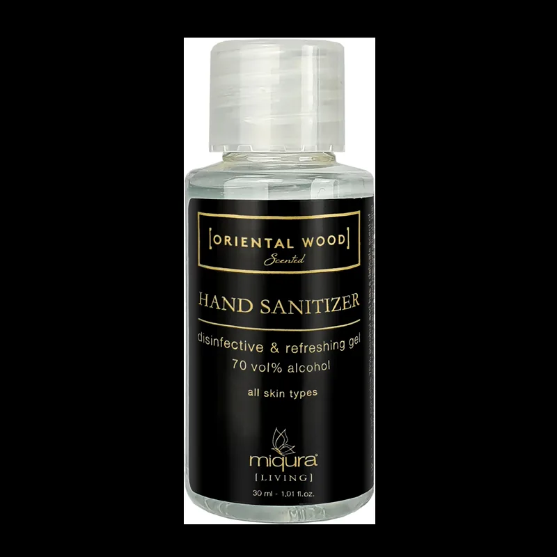 Miqura Living Oriental Wood Hand Sanitizer (30 ml)