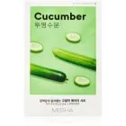 Missha Airy Fit Cucumber Fuktgivande och vitaliserande arkmask för torr hud 19 g