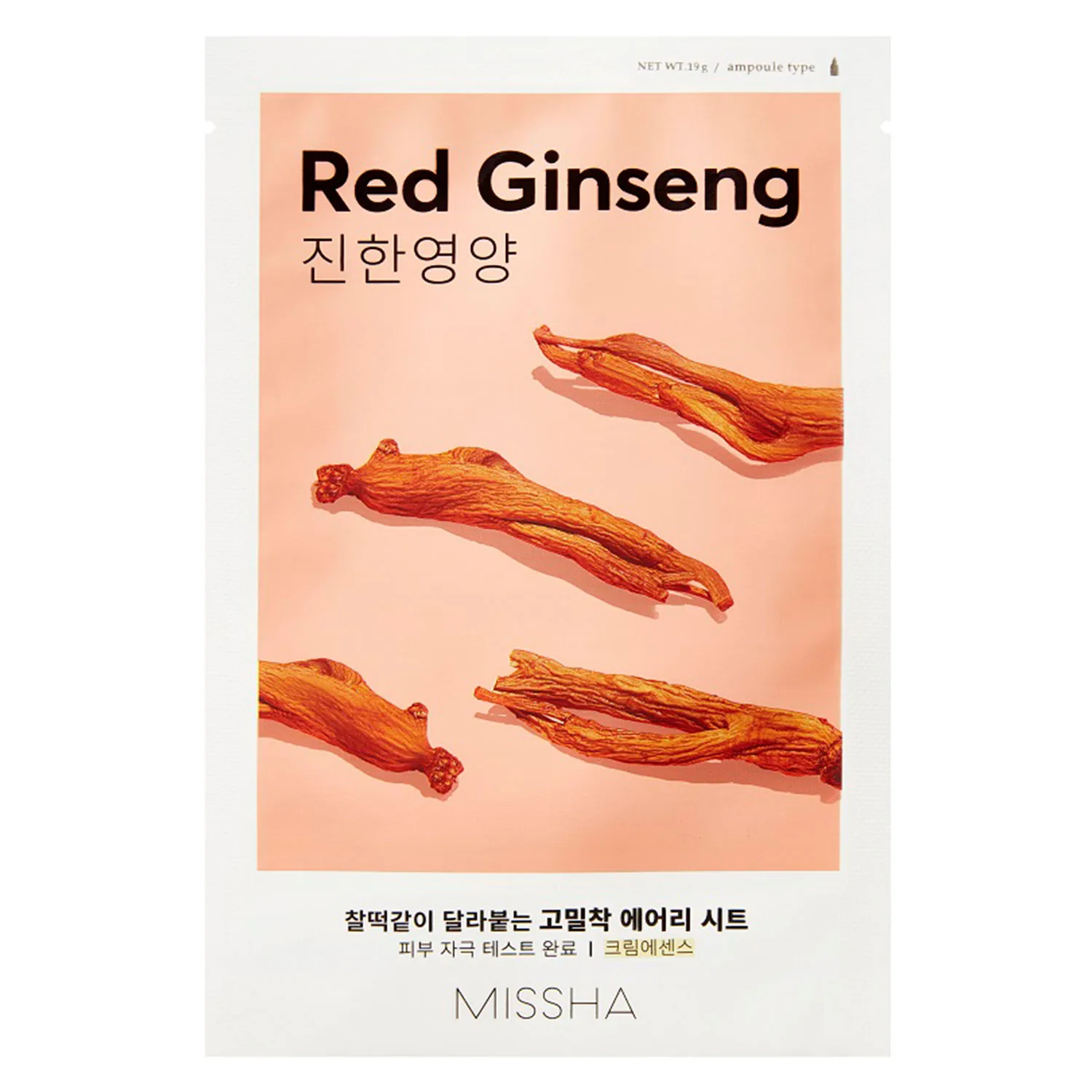MISSHA Airy Fit Sheet Mask Red Ginseng Sheet mask