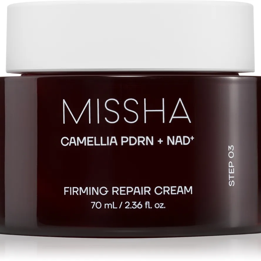 Missha Camellia PDRN NAD+ Firming Repair Cream regenerierende Gesichtscreme mit festigender Wirkung 70 g