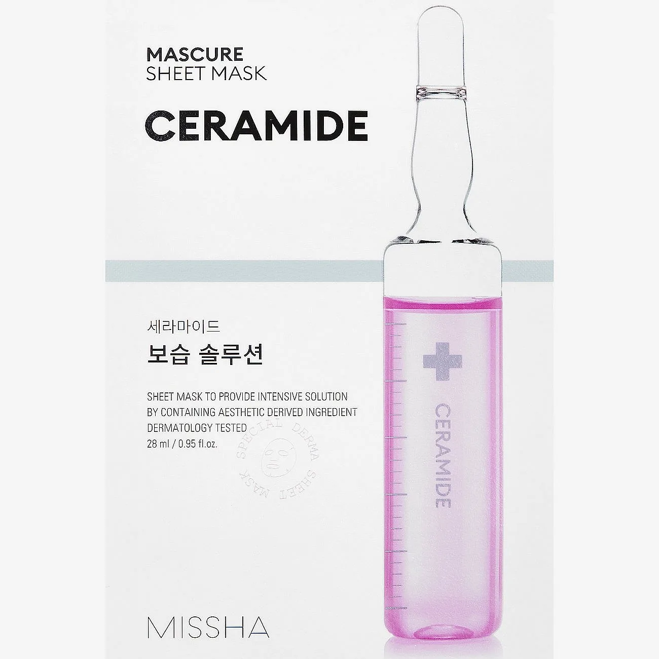 Missha Mascure Ceramide närande arkmask för ansiktet 28 ml