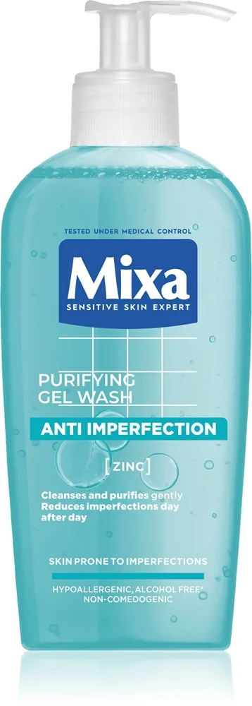 Mixa Anti-Imperfection Rensegel uden sæbe 200 ml