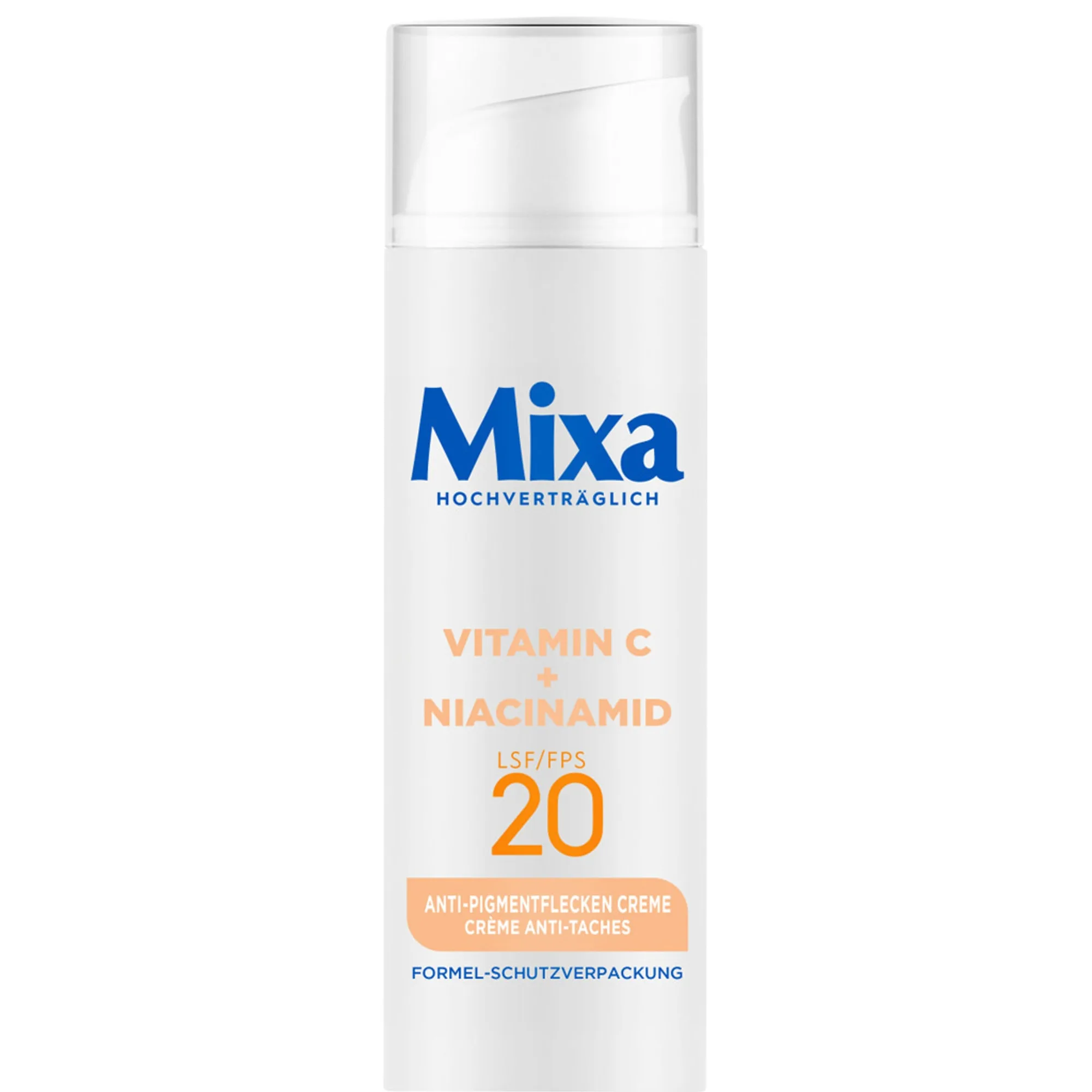 Mixa Anti-pigmentfläckar ansiktskräm med UV-skydd SPF 20 Ansiktskräm