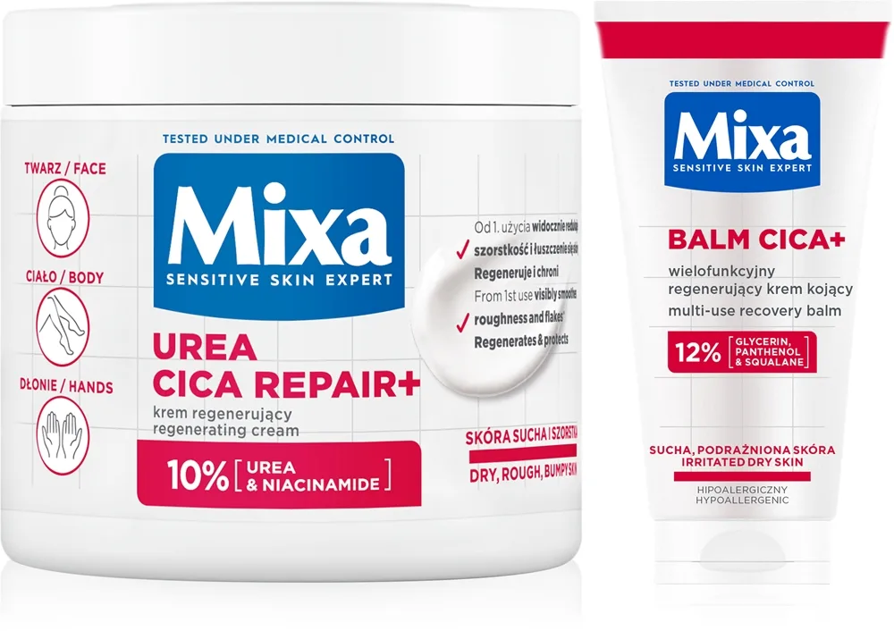 Mixa Cica Repair+ setti erittäin kuivalle iholle