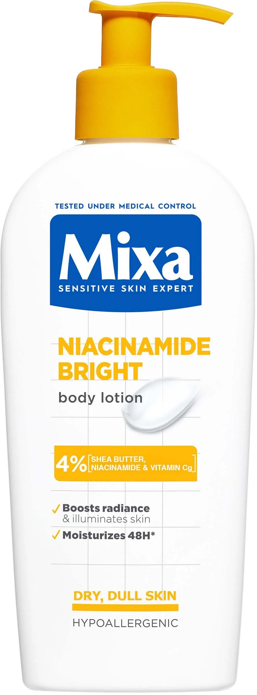 Mixa Niacinamide Bright Body Lotion - 250 ml.